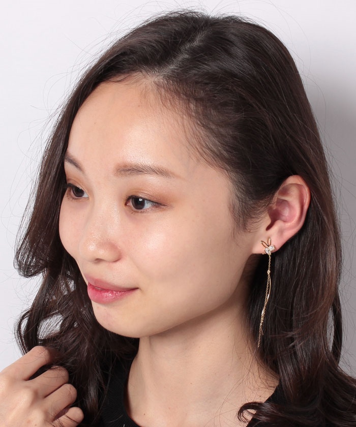 ライトニングボルト ピアス [Ray] K10ペタルショートピアス | bavbihta.com