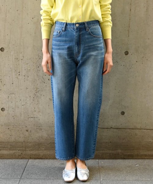 SHIPS any WOMEN(シップス　エニィ　ウィメン)/SHIPS any:〈ウォッシャブル〉ハイライズ ストレート デニムパンツ［SHIPS any DENIM］/img03