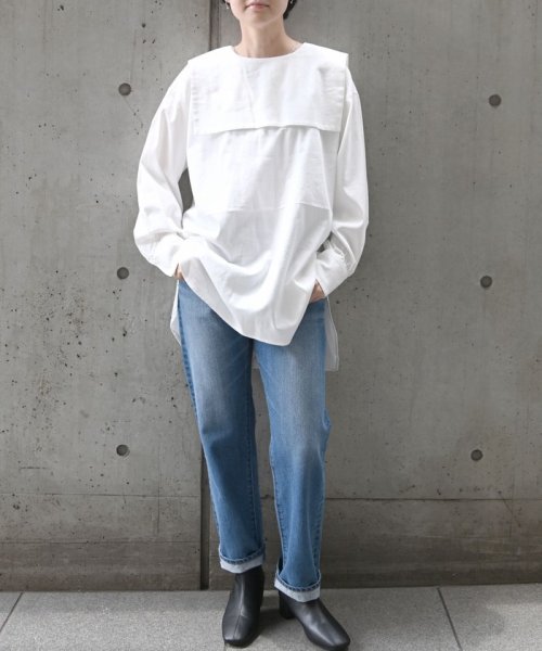 SHIPS any WOMEN(シップス　エニィ　ウィメン)/SHIPS any:〈ウォッシャブル〉ハイライズ ストレート デニムパンツ［SHIPS any DENIM］/img21