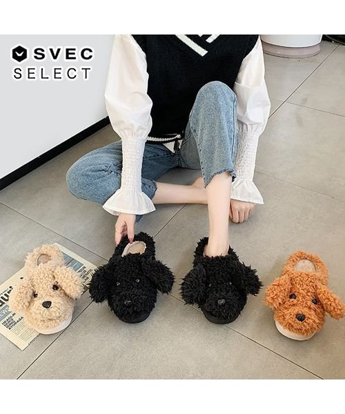 セール スリッパ ルームシューズ 犬 ファー Nxl1253 シュベック Svec Magaseek セール スリッパ ルームシューズ 犬 ファー Nxl1253 シュベック Svec Magaseek