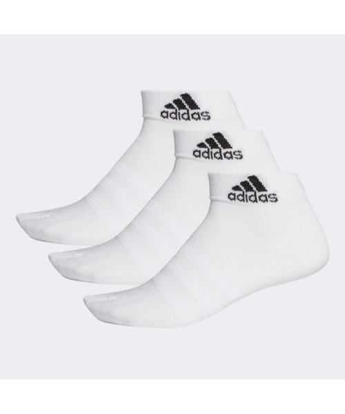 セール アディダス Adidas アンクル ソックス 3足組 Ankle Socks 3 Pairs ホワイト アディダス Adidas Magaseek