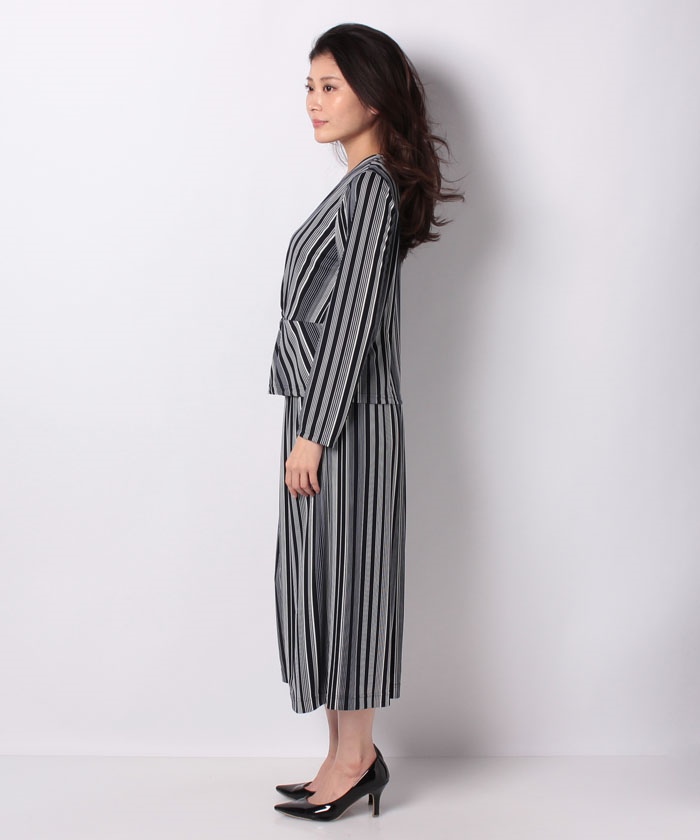 オンライン卸売販売 特別提供品 ストライプ柄セットアップス ツ レディースファッション 阪急百貨店公式通販 Hankyu Fashion 直売本物 Pnlp Sn