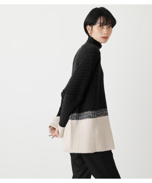 AZUL by moussy(アズールバイマウジー)/COMBINATION LOOSE KNIT/img01