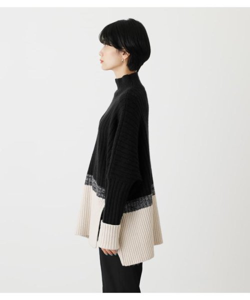 AZUL by moussy(アズールバイマウジー)/COMBINATION LOOSE KNIT/img05