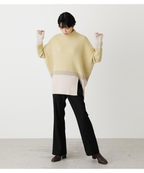 AZUL by moussy(アズールバイマウジー)/COMBINATION LOOSE KNIT/img12