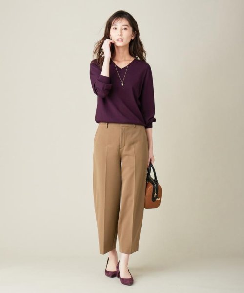 J.PRESS LADIES（LARGE SIZE）(J．プレス　レディス（大きいサイズ）)/【新色追加】ウールを含まないPRINCE Vネックニット/img28