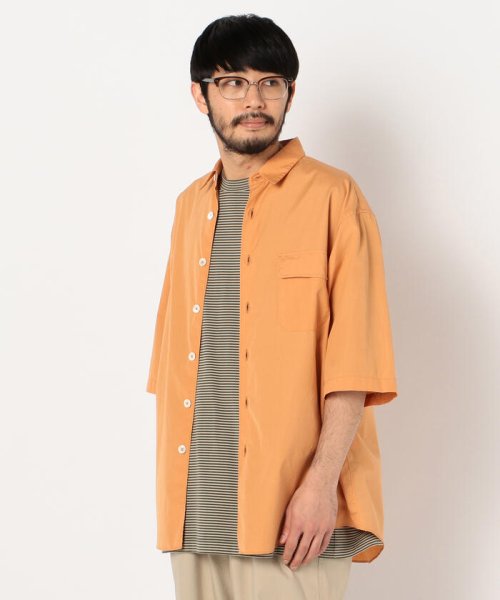 GLOSTER(GLOSTER)/【unfil / アンフィル】washed cotton－poplin s/s shirt #WOSP－UM213/img09