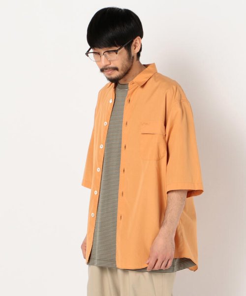 GLOSTER(GLOSTER)/【unfil / アンフィル】washed cotton－poplin s/s shirt #WOSP－UM213/img10