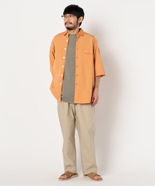 GLOSTER(GLOSTER)/【unfil / アンフィル】washed cotton－poplin s/s shirt #WOSP－UM213/img11