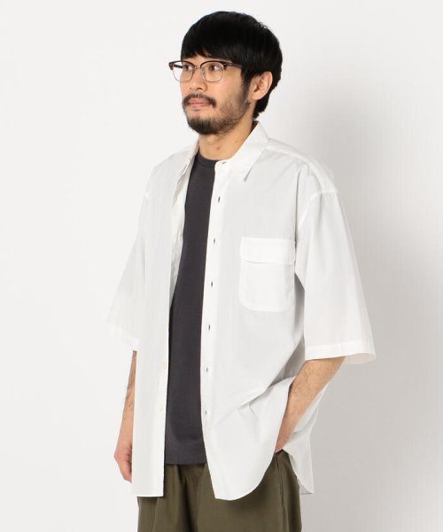 GLOSTER(GLOSTER)/【unfil / アンフィル】washed cotton－poplin s/s shirt #WOSP－UM213/img12