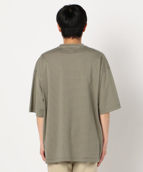 GLOSTER(GLOSTER)/【unfil / アンフィル】organic cotton striped s/s pocket Tee #WOSP－UM227/img03