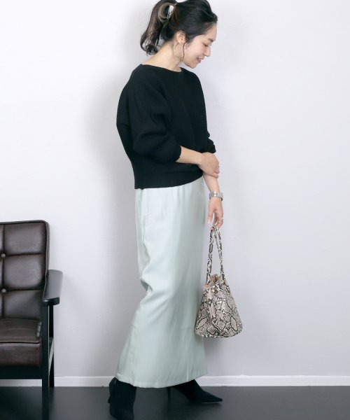 セール オーロラツイルスリットロングスカート Aletta Vita Aletta Vita Magaseek