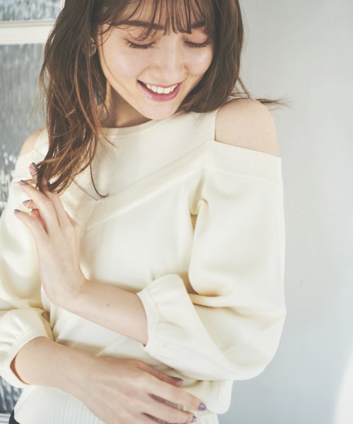 セール 70 Off パネルボーダー肩開ニットフレアワンピース トランテアン ソン ドゥ モード 31 Sons De Mode Magaseek