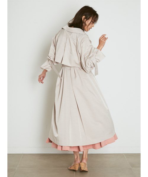 Sustainaグロストレンチコート スナイデル Snidel Magaseek