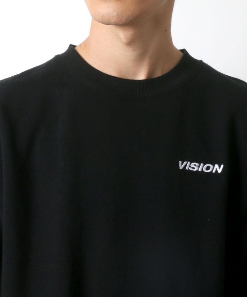 SITRY(SITRY)/【SITRY】VISION STREET WEAR/ヴィジョンストリートウエア ビッグシルエット USAコットン ロゴ刺繍プルオーバースウェット/img03