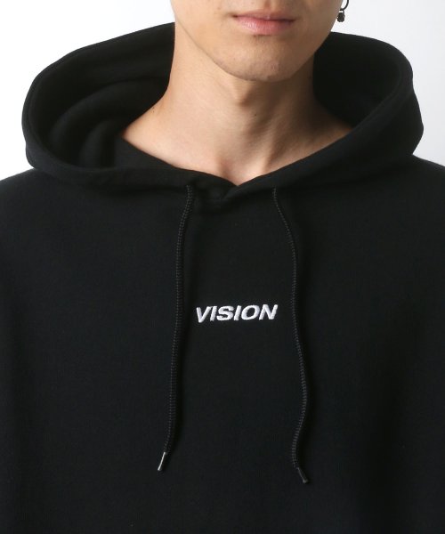 SITRY(SITRY)/【SITRY】VISION STREET WEAR/ヴィジョンストリートウエア ビッグシルエット USAコットン ロゴ刺繍プルオーバーパーカー/img08