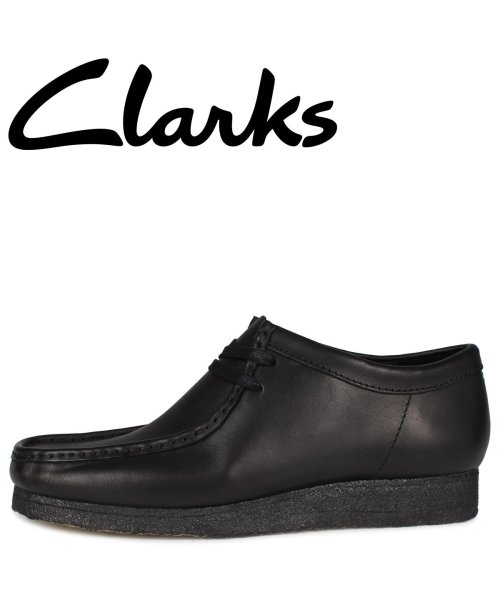 Clarks(クラークス)/クラークス CLARKS ワラビーブーツ メンズ WALLABEE BOOT ブラック 黒 26155514/img01
