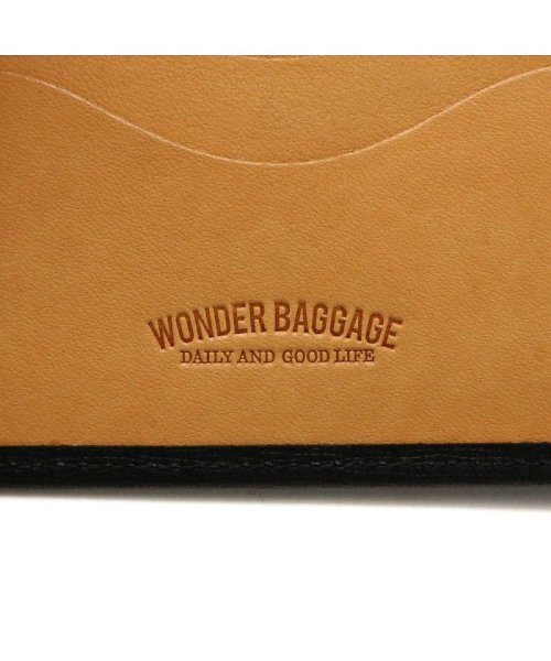 WONDER BAGGAGE(ワンダーバゲージ)/ワンダーバゲージ 二つ折り財布 WONDER BAGGAGE 財布 本革 ミニ財布 薄型 小銭入れ 小さい 日本製 WB－A－010/img17