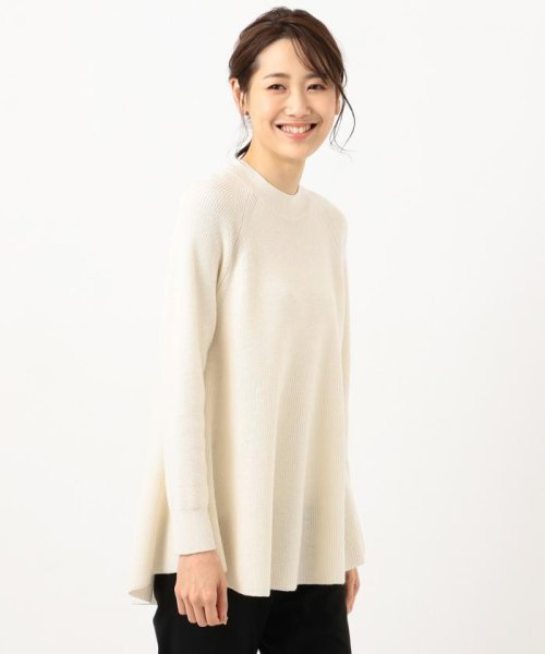 J.PRESS LADIES（LARGE SIZE）(J．プレス　レディス（大きいサイズ）)/【WEB限定】洗えるSEMI WORSTED ポンチョ風 ニット/img01