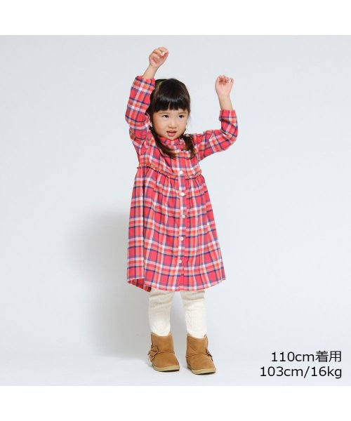 moujonjon(ムージョンジョン)/【子供服】 moujonjon (ムージョンジョン) 日本製ケーブルジャガード裾メローレギンス 80cm～140cm M53052/img08