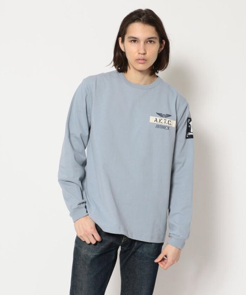 AVIREX(AVIREX)/セカンドエアフォース クルーネックTシャツ/L/S 2nd. AIR FORCE PATCH CREW NECK T－SHIRT/img03