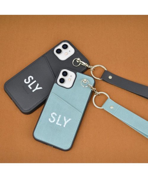 SLY(スライ)/iphone ケース iPhone12mini SLY スライ Die cutting_Case スマホケース iphone12mini アイフォンケース/img01