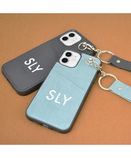 SLY(スライ)/iphoneケース iPhone12 iPhone12Pro SLY スライ Die cutting_Case スマホケース iphone12 アイフォンケース/img01