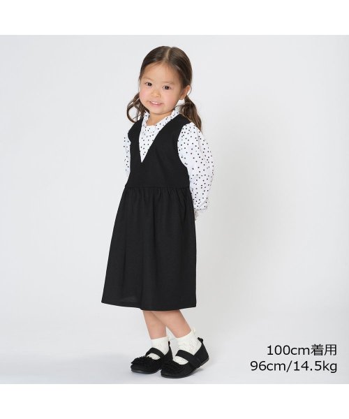 子供服 Will Mery ウィルメリー ジャンパースカート風ワンピース 80cm 130cm N ウィルメリー Will Mery Magaseek