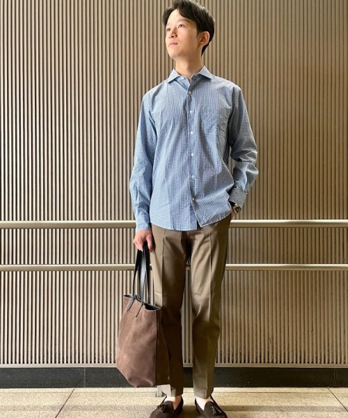 SHIPS MEN(シップス　メン)/【No tie， but smartness.】SHIPS: セミワイドカラー モチーフ柄 シャツ/img01