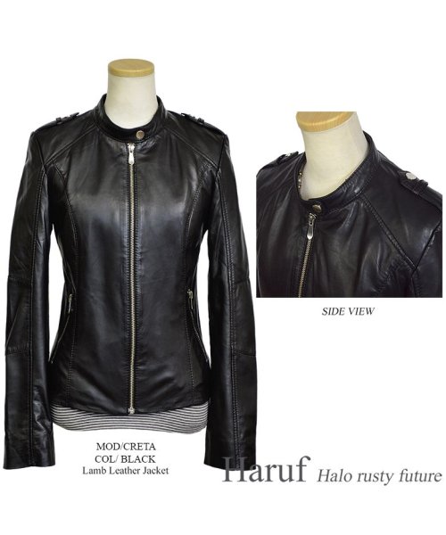 フランス製 HIPPOLYTE最高級ラムレザー なりすまし size48 黒 ririジップ 