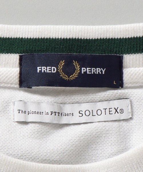 SHIPS MEN(シップス　メン)/【WEB限定/SHIPS別注】FRED PERRY: SOLOTEX（R) 鹿の子 ワンポイント ロゴ Tシャツ/img13