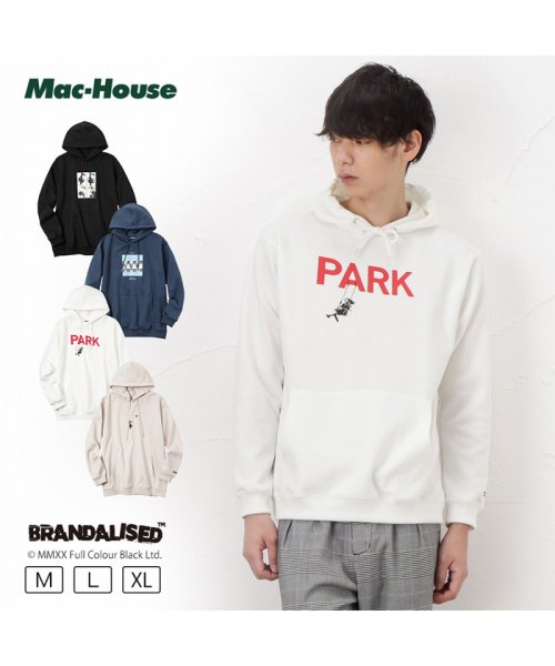 MAC HOUSE(men)(マックハウス（メンズ）)/【缶バッジプレゼントキャンペーン対象商品】 BRANDALISED ブランダライズド グラフィックパーカー MH/03729FW/img01