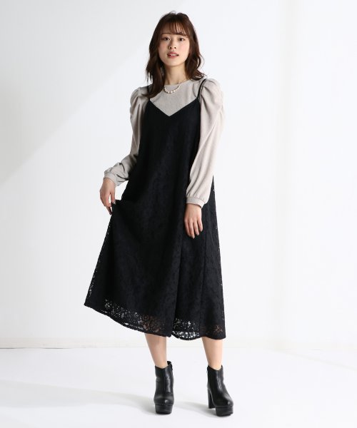 セール 25 Off レースキャミワンピース ハニーズ Honeys Magaseek