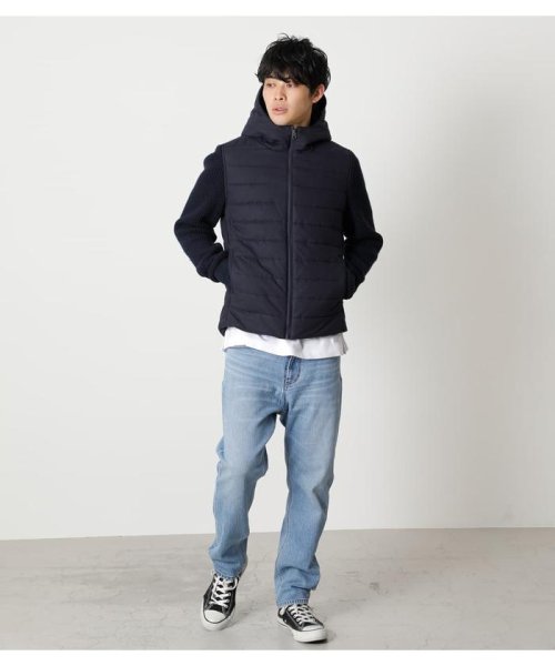AZUL by moussy(アズールバイマウジー)/PADDED SWITCHING HOODED JACKET/img12
