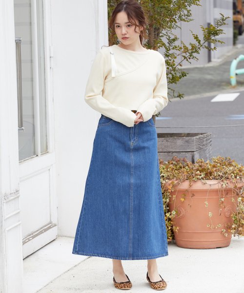 セール Off Lee Vis Aラインデニムスカート ビス Vis Magaseek