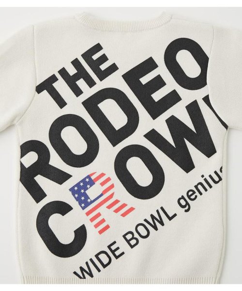 RODEO CROWNS WIDE BOWL(ロデオクラウンズワイドボウル)/キッズバックスラッシュロゴニットトップス/img06