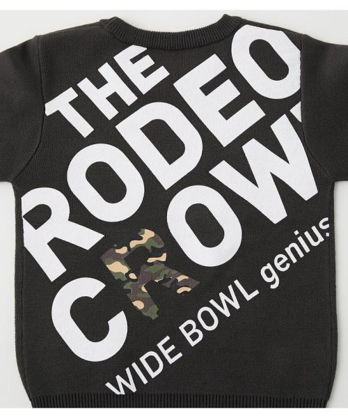 RODEO CROWNS WIDE BOWL(ロデオクラウンズワイドボウル)/キッズバックスラッシュロゴニットトップス/img12