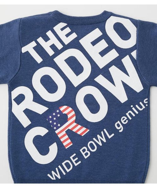 RODEO CROWNS WIDE BOWL(ロデオクラウンズワイドボウル)/キッズバックスラッシュロゴニットトップス/img18