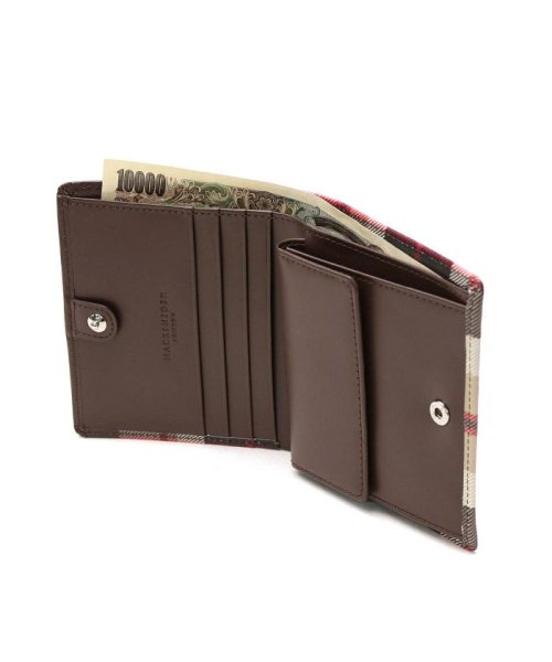 マッキントッシュ ロンドン 二つ折り財布 MACKINTOSH LONDON ハウス HOUSE 財布 二つ折り 本革 チェック柄 MKL5060044 