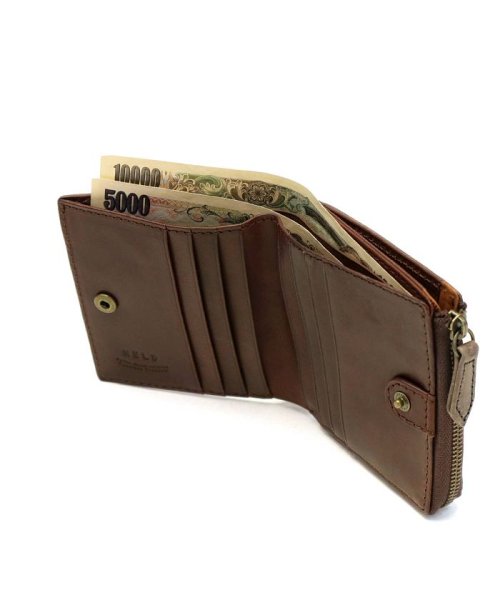 NELD(ネルド)/ネルド 財布 NELD BAKU バク 二つ折り財布 本革 レザー ミニ財布 二つ折り 小さい 小銭入れ シンプル AN208/img07