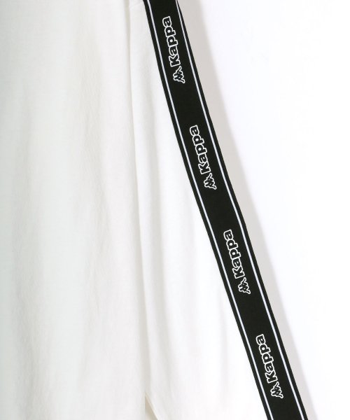 LAZAR(ラザル)/【Lazar】Kappa/カッパ 【別注】 ビッグシルエット 刺繍ロゴ 袖テープ ロングスリーブTシャツ/img03