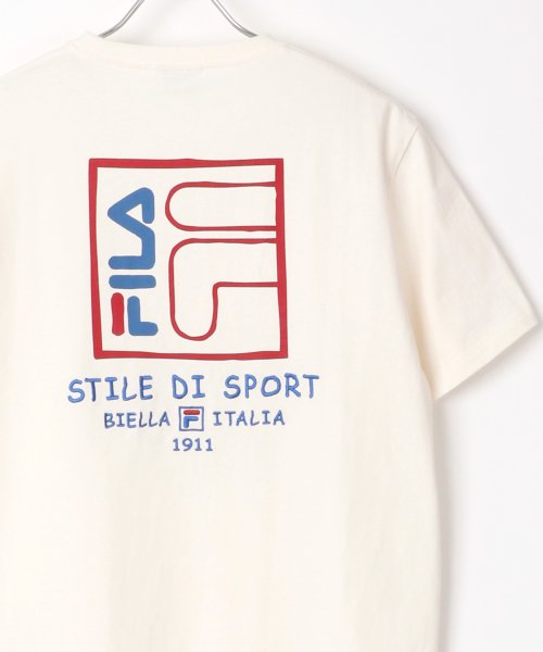 LAZAR(ラザル)/【Lazar】FILA/フィラ 【BTS着用モデル】 ロゴ プリント クルーネック Tシャツ/img02