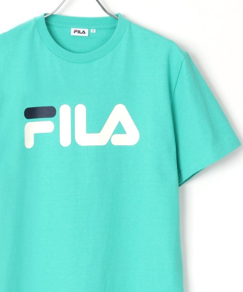 LAZAR(ラザル)/【Lazar】FILA/フィラ 【BTS着用モデル】 ロゴ プリント クルーネック Tシャツ/img10