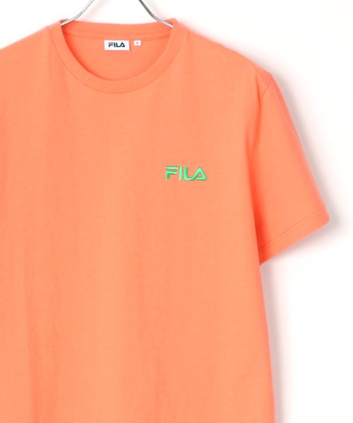 LAZAR(ラザル)/【Lazar】FILA/フィラ 【BTS着用モデル】 ロゴ プリント クルーネック Tシャツ/img21