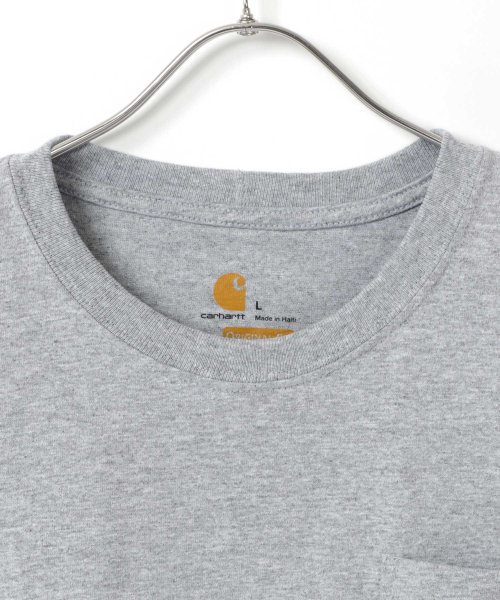 LAZAR(ラザル)/【Lazar】Carhartt/カーハート ビッグシルエット ポケット ロゴ 半袖 Tシャツ レディース メンズ 半袖Tシャツ オーバーサイズ/img01