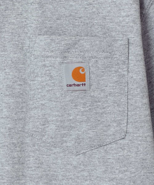 LAZAR(ラザル)/【Lazar】Carhartt/カーハート ビッグシルエット ポケット ロゴ 半袖 Tシャツ レディース メンズ 半袖Tシャツ オーバーサイズ/img02