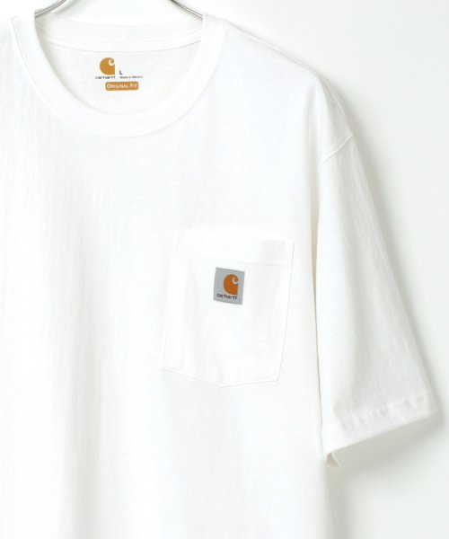 LAZAR(ラザル)/【Lazar】Carhartt/カーハート ビッグシルエット ポケット ロゴ 半袖 Tシャツ レディース メンズ 半袖Tシャツ オーバーサイズ/img06