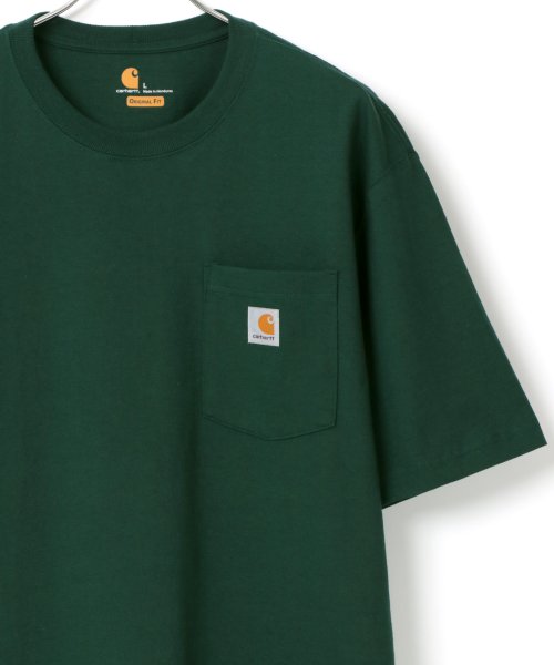 LAZAR(ラザル)/【Lazar】Carhartt/カーハート ビッグシルエット ポケット ロゴ 半袖 Tシャツ レディース メンズ 半袖Tシャツ オーバーサイズ/img10