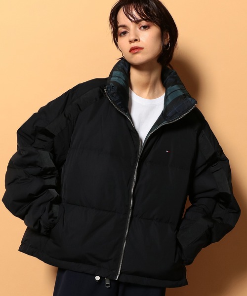 リバーシブルダウンボンバージャケット