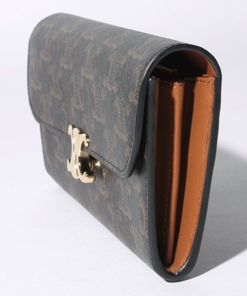 セリーヌ 長財布 （CELINE セリーヌ 長財布 ラージストラップ 